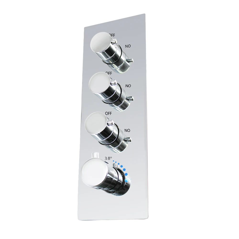 Buy Brass Concealed 3 Way Thermostatic Trim With