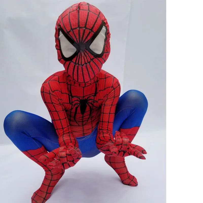Костюм Человека паука Детский костюм с 3d маской для девочек и детей Удивительный