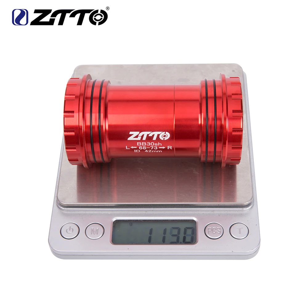 

BB30sh BB30 24 Adapter bicycle Press Fit Bottom Brackets Axle For MTB Road bike Parts Prowheel 24mm Crankset chainset ZTTO