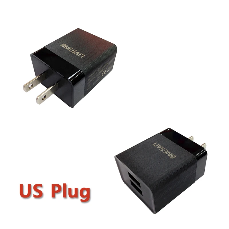 -US EU plug Dual USB Quick charge 1-2-US