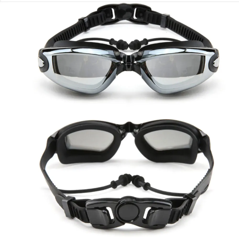 Очки для плавания практичные для взрослых противотуманный Дайвинг 4 цвета Поликарбонат пляжные очки плавание зеркало долговечный бассейн
