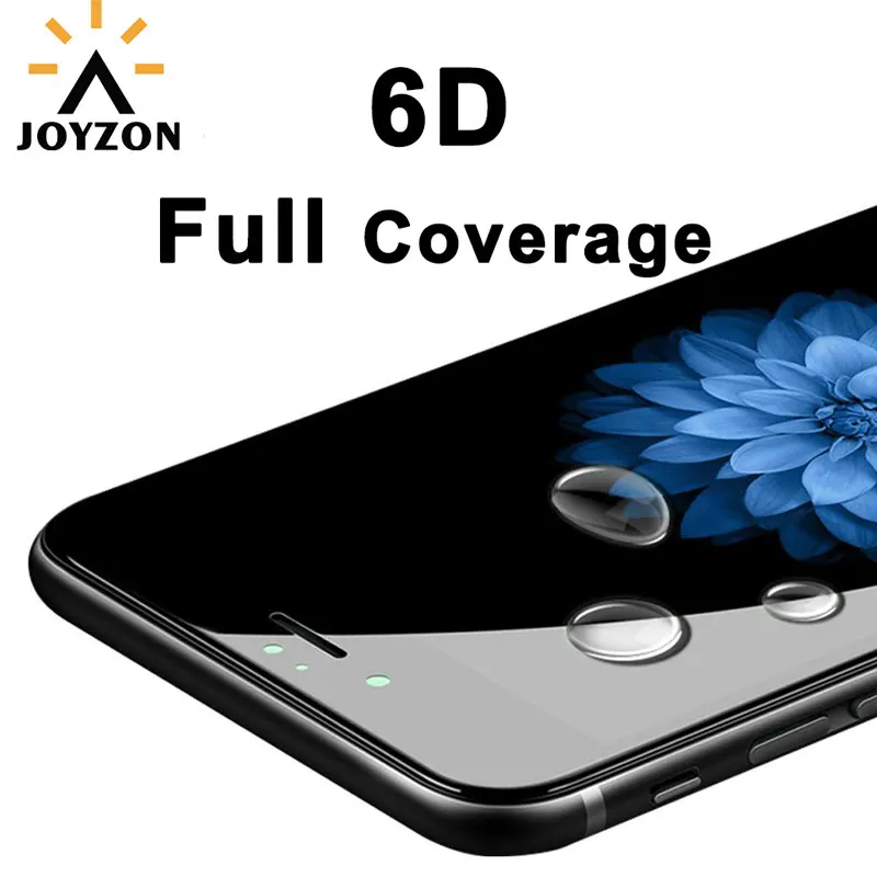 Лидер продаж 6D 0 2 мм полное покрытие край закаленное Стекло для iPhone 8 7 6 S Plus X Экран