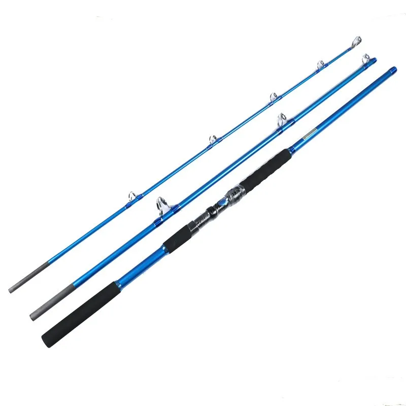 

1pcs/pack 2.7m 2sections carbon fiber ultra heavy spinning boat jigging rod