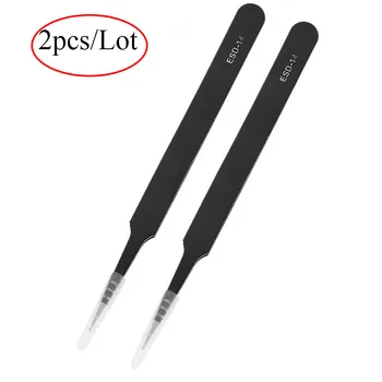 

2pcs Diamond Painting Stainless Steel Tweezers High Quality Diamond Painting Tools DIY Crafts Accessory