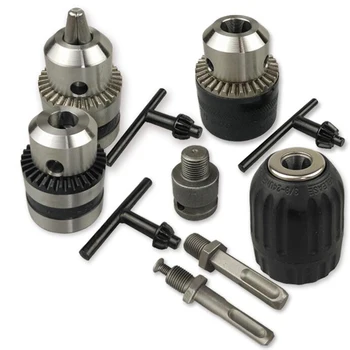 

New Electric Grinder Keyless Chuck Mini Drill Thread Clamp 0.8-13mm for Rotary Tools