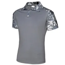 Камуфляжная Спортивная дышащая быстросохнущая хлопковая футболка для походов для мужчин CS paintball футболки с коротким рукавом топы