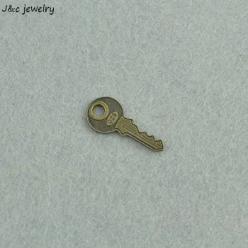 

Wholesale 60pcs Antique Bronze Plated Zinc Alloy Metal key Charms Pendants Diy Jewelry Findings Accessories 18*8mm 3228C