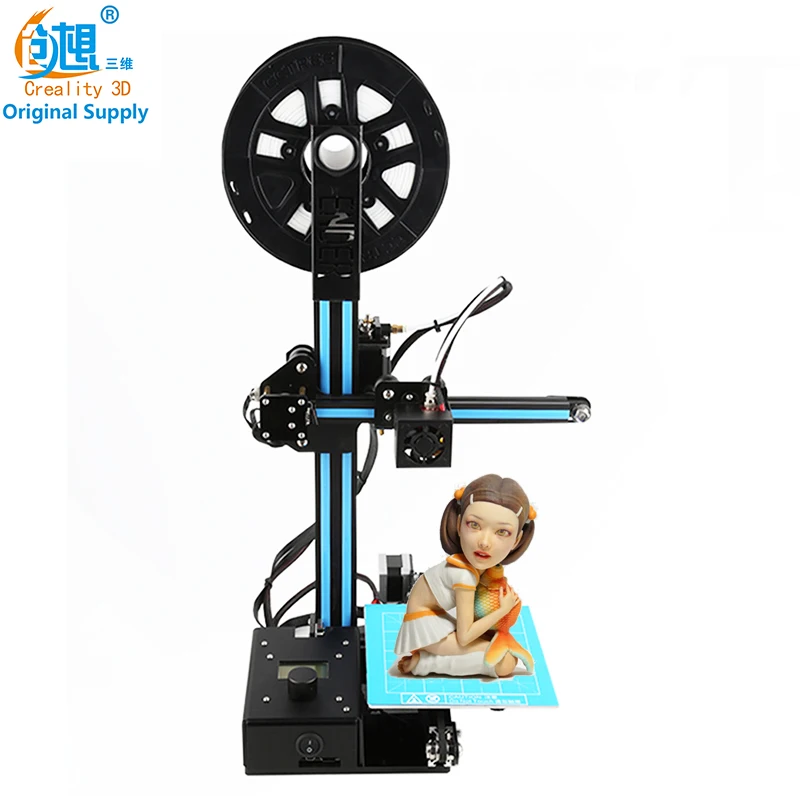 7th Anniversary Sale CREALITY 3D Cheapest Color 3D Printer Metal Ender