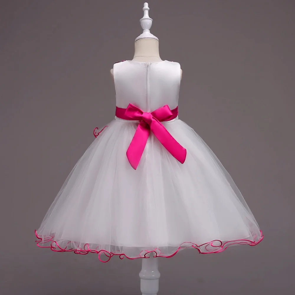 Yeedison High Quality Girls Dress Cute Kids Sequins Wedding Party Dresses For Girls Princess Prom Gown 2018 New Children Costume (14)