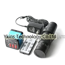 

14MP HD HDMI 720P USB Digital Industrial Video Inspection Microscope Camera TF Card Recorder Kit + 180X / 300X C Lens
