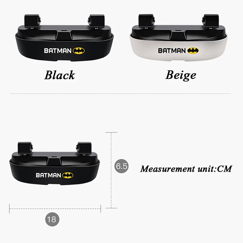 Чехол для очков с Бэтменом для автомобиля, органайзер, коробка для солнцезащитных очков, держатель для хранения, карманы для Renault