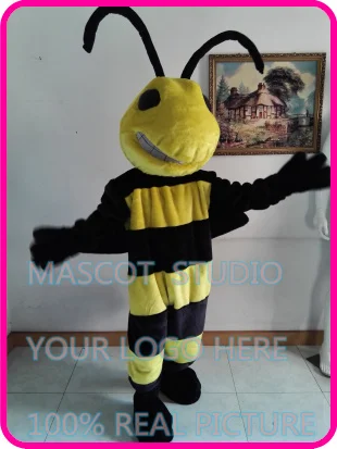 

mascot bee hornet mascot honeybee costume custom cartoon character cosplay fancy dress mascotte theme carnival costume