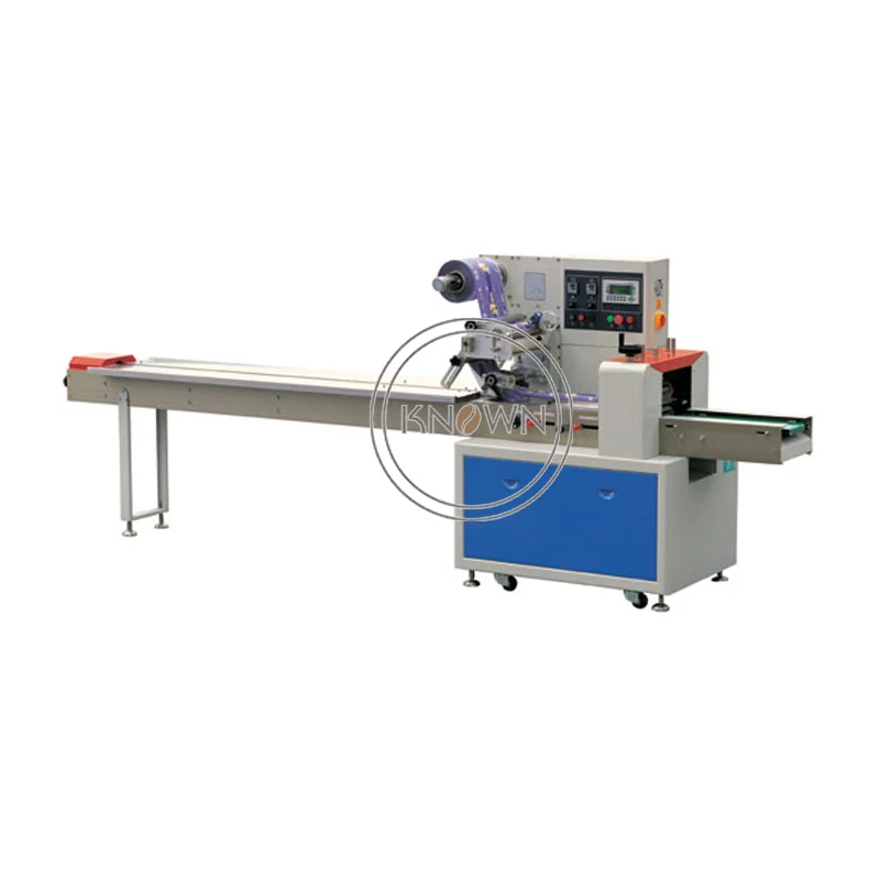 

Commercial multi-function pillow packing machine bread biscuit popsicle packing machine