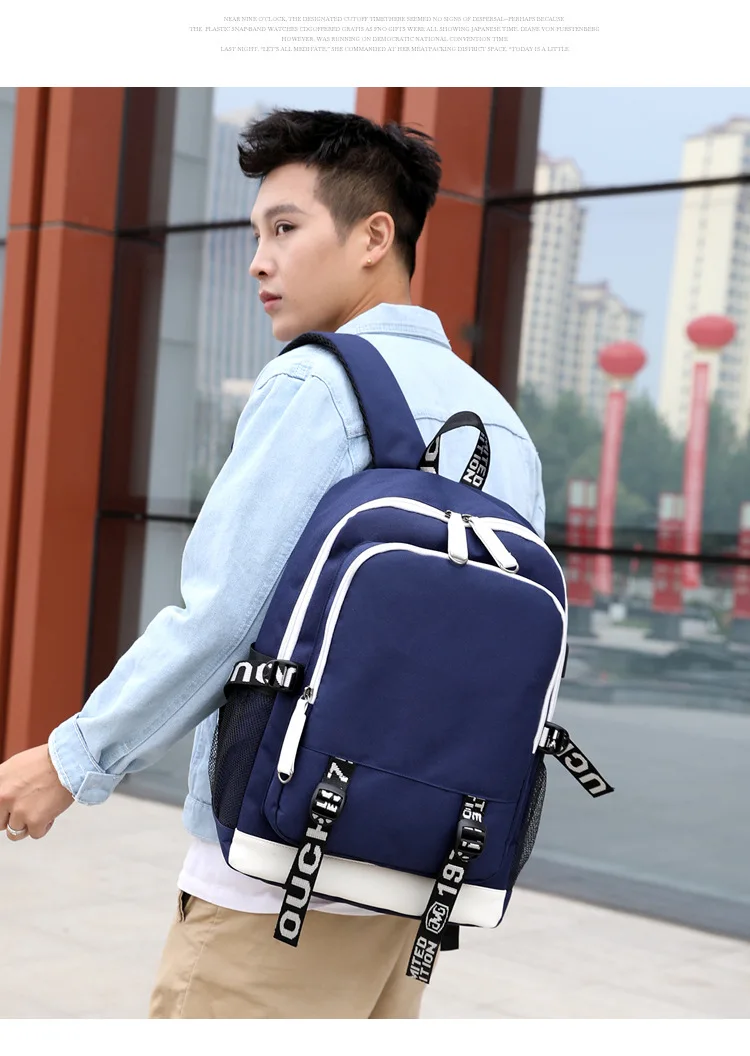 Детский Школьный рюкзак, студенческий рюкзак с usb-зарядкой, сумки для средней школы для мальчиков-подростков, противоугонные рюкзаки, mochila escolar