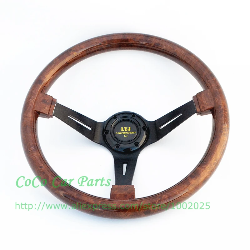 LYJ wood look steering wheel3