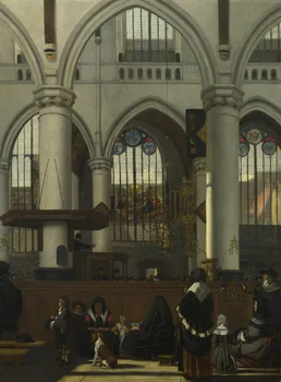 

Canvas Wallpaper Posters Amsterdam Architecture Church Sitting Room House Wall Stickers Room Decoration Oil Painting 55X74 Cm