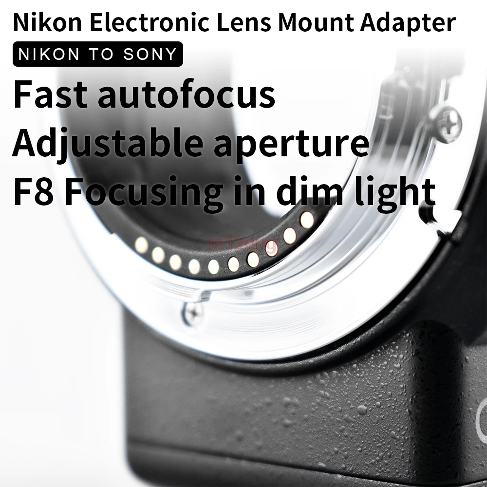 AI-NEX PRO Автофокус электронный адаптер кольцо для nikon f объектив sony A7RII A7RIII A7MII A7MIII A6300 A6500 A9 камера