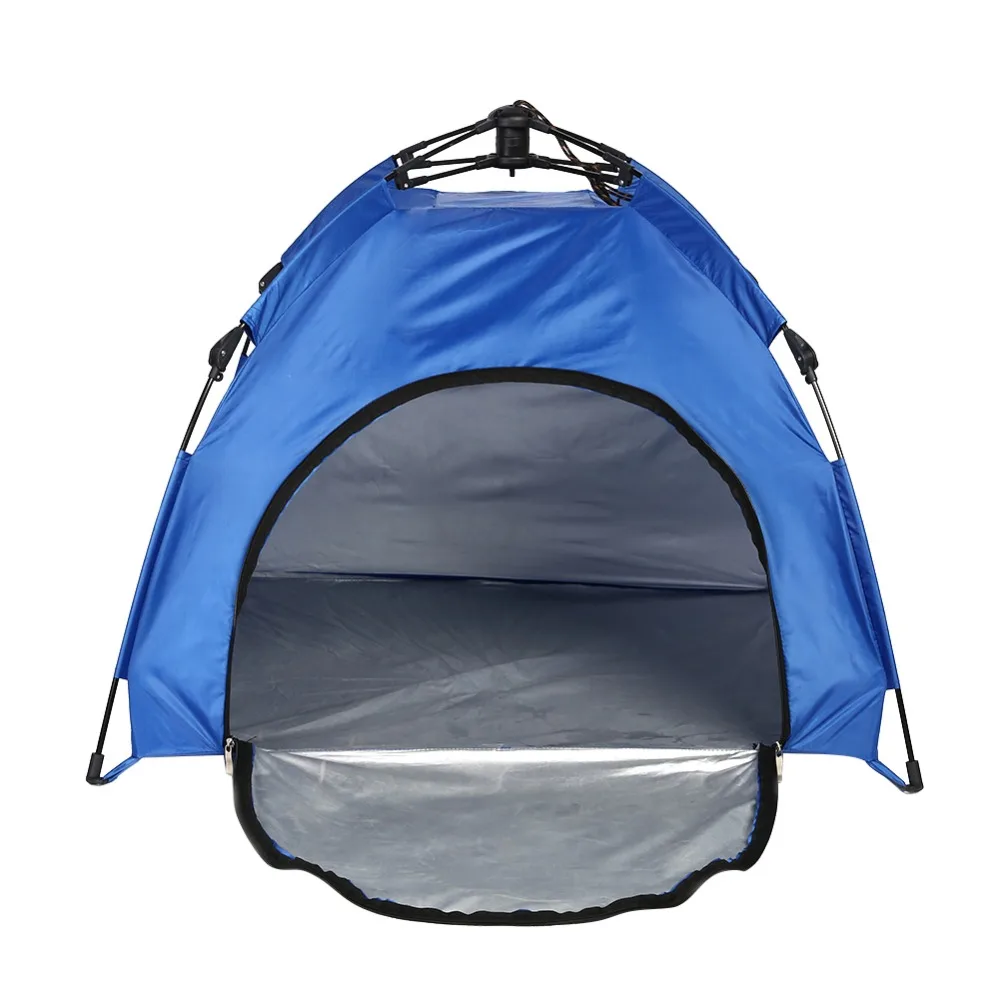 

Portable Folding Waterproof Oxford Pet Tent House Dog Cat Playing Bed Small Animal Hiking Camping Outdoor Room Cage Supplies
