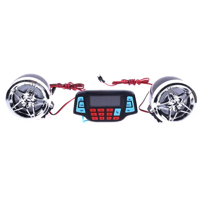 Motorcycle Bluetooth Audio System FM Radio Stereo Speaker MP3 Player Motor FM Radio Stereo