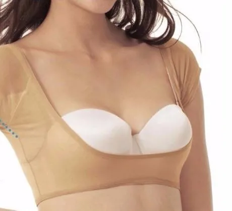 2 في 1 مدمج الإبط عرق سادة العطور سترة مشد cincher سترة الجسم المشكل العطر رائحة مزيل العرق مزيل العرق ماصة