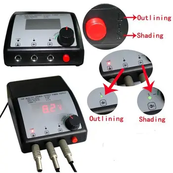 

Besta LCD Display Double Output Digital Tattoo Power Supply For Tattoo Machine Speed Control LED Light
