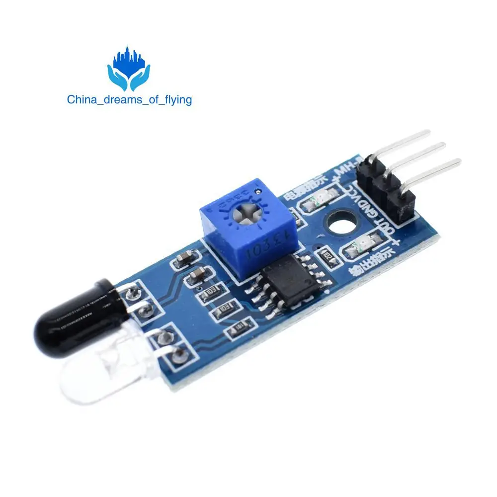 

Smart Electronics Smart Car Robot Reflective Photoelectric 3pin IR Infrared Obstacle Avoidance Sensor Module for arduino Diy Kit