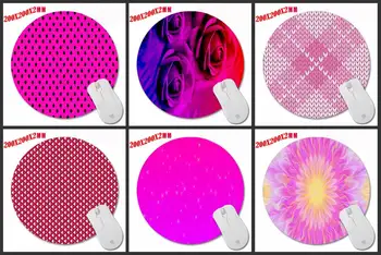 

DIY Red Color Design, the Design Prints Out a New Small Circular Mouse Pad for Computer Optics/trackball Mouse 20 * 20 * 0.2 CM