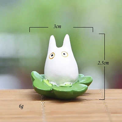 Япония мини Тоторо фигурка из смолы игрушки аниме Ghibli Миядзаки lucky фигурка Totoro модель коллекционное украшение для детей - Цвет: 5