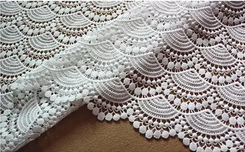 

cotton lace fabric with retro waving pattern, cotton chevron lace fabric , cotton guipure lace fabric for bridal
