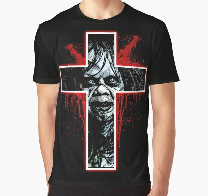 

All Over Print 3D Tshirt Men Funny T Shirt Regan- the Exorcist Graphic T-Shirt