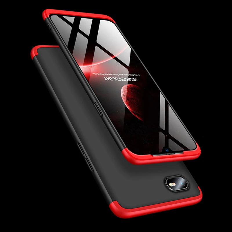 Для OPPO A1K Realme C2 чехол 360 полная защита противоударный задний для Coque |
