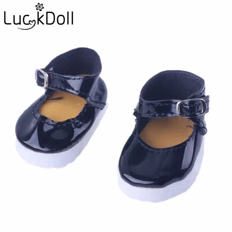LUCKDOLL однотонная повседневная кожаная обувь 18 дюймов Американский 43 см BabyDoll аксессуары для одежды, игрушки для девочек, поколение, подарок на день рождения
