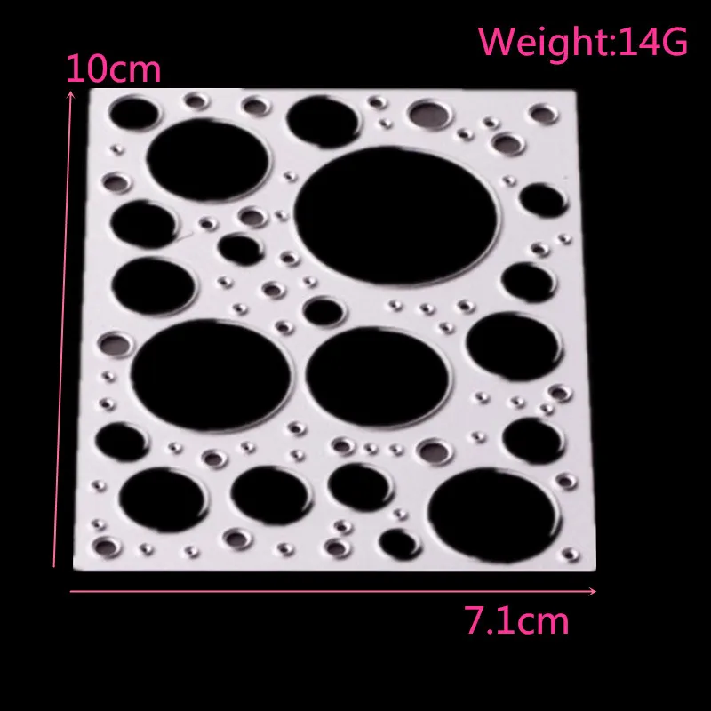 

Geometric Circle Metal Die Cutting Dies Scrap Booking Embossing Folder Suit for Sizzix Fustella Big Shot Cutting Machine D006