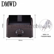 DMWD мини-вентилятор бесшумный офисный Настольный маленький вентилятор для общежития gale force bladeless холодильник 3 шестерни двойной Турбокомпрессор ABS зерна 30 Вт