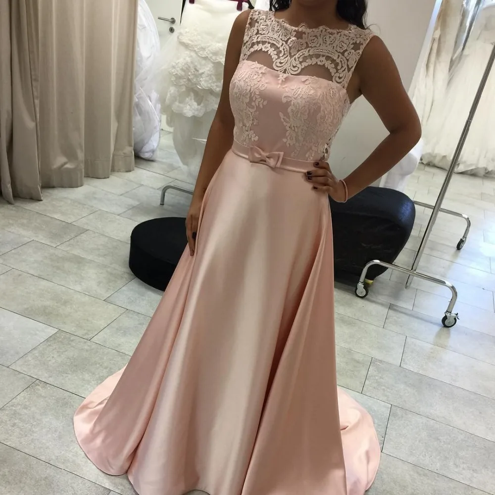 A-Line Sleeveless Lace Evening Dress Long Elegant Prom Gown Formal | Свадьбы и торжества