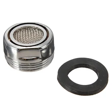 19/21/23 мм водосберегающий аэраторный смеситель хромированный кран фильтр Корпус с прокладку фильтра носик барботер водопроводной водой фильтр кран насадка