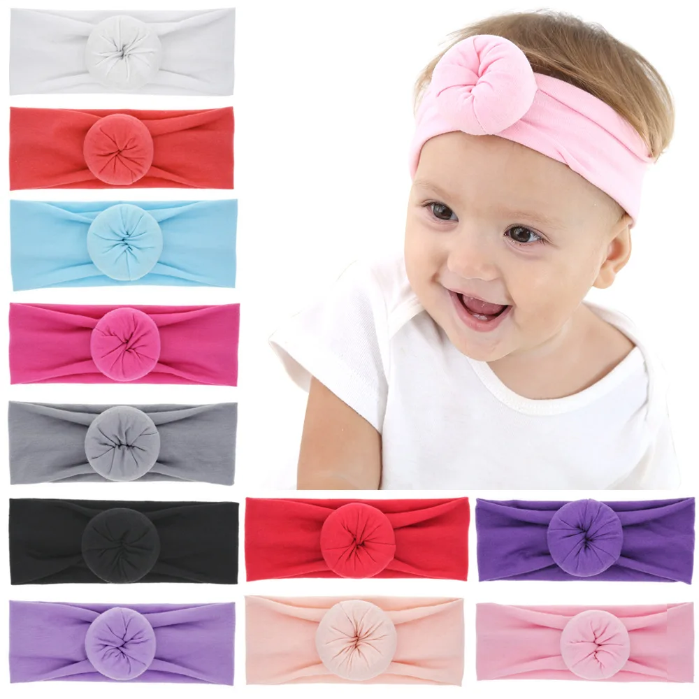 MYBB Baby Girl Cute Headband Head Wrap Hair Band Turban Knotted
