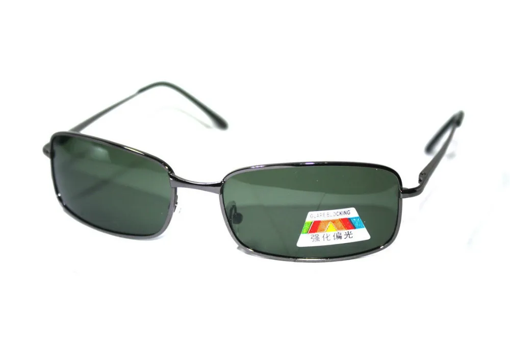 Ретро Классический Винтаж квадратный поляризованный Polaroid Рыбалка вождения UV400 UV100% солнцезащитные очки Настоящее фото 655