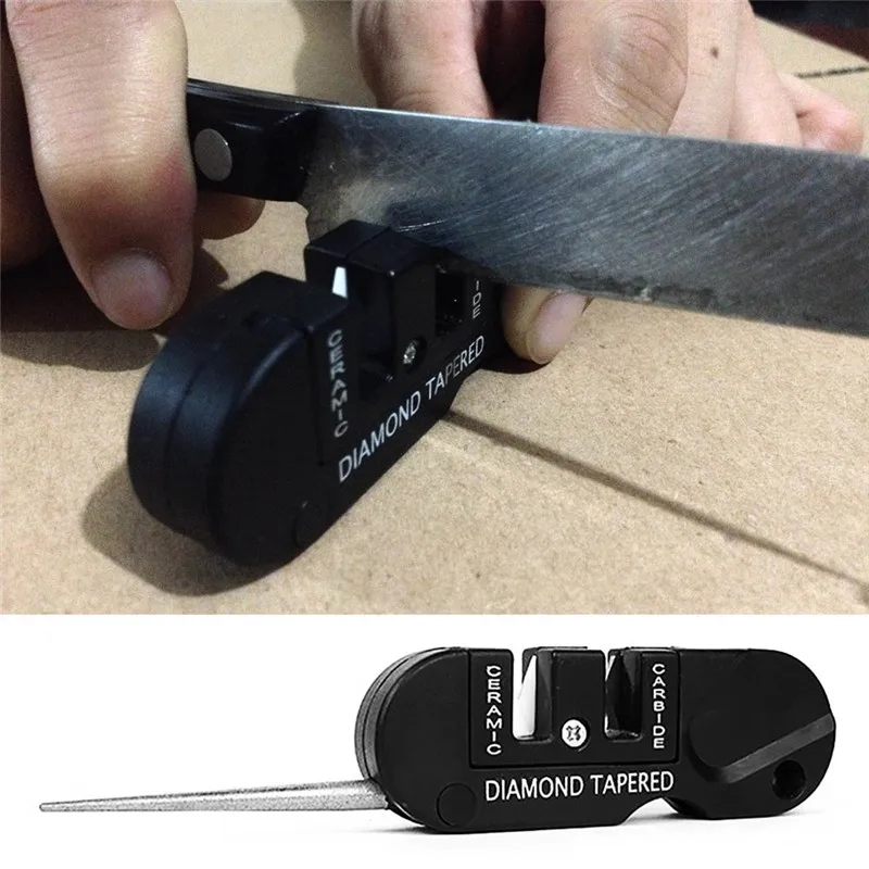 Multi Function EDC Combination Ceramic Carbide Diamond Tapered Knife