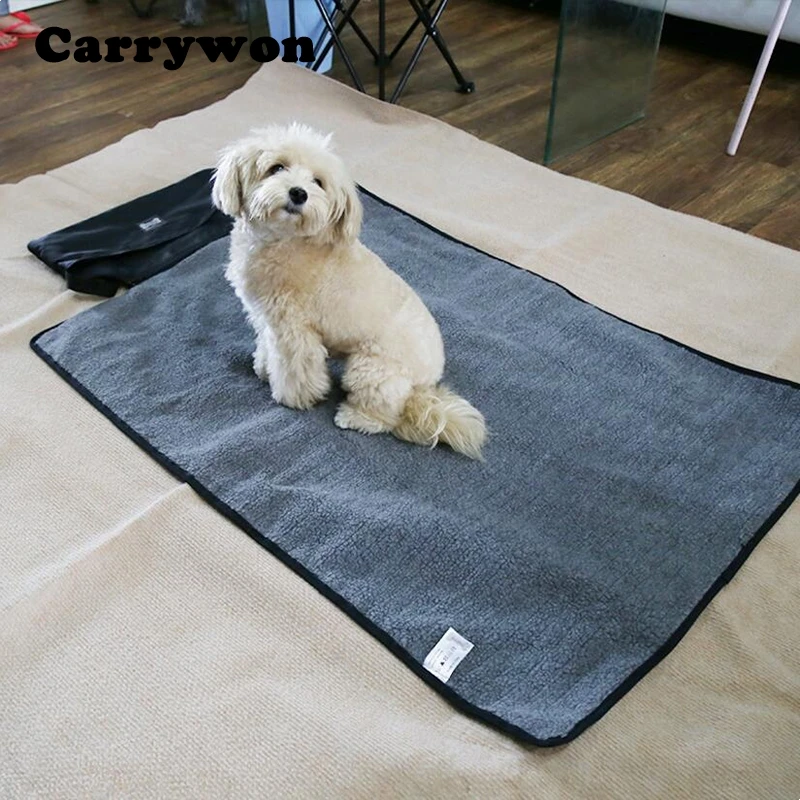 Carrywon Pets Dog Foldable Bed Mat Outdoor Portable Roll in Pet Blanket