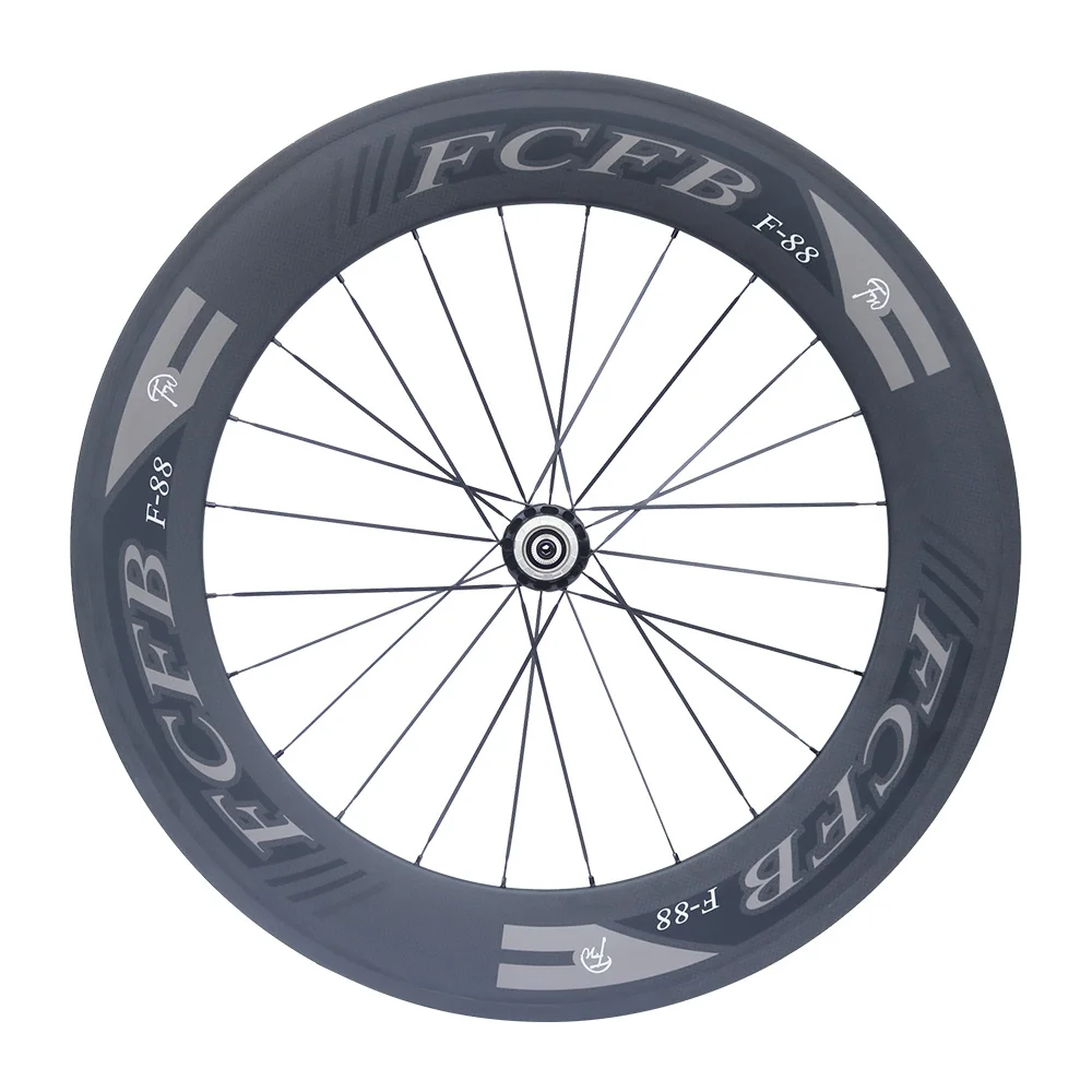 Новая углеродная дорожная колесная пара FCFB 700C Powerway R36 карбоновые колеса 88 мм