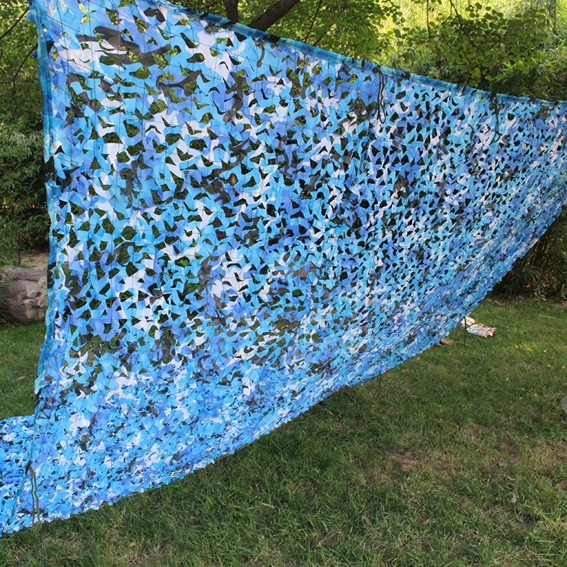 

2X5 Meter Navy Blue Camouflage Net Army Military Hunting Net Camping Camo Netting Sun Shelter Car Cover Tent Party Decoration