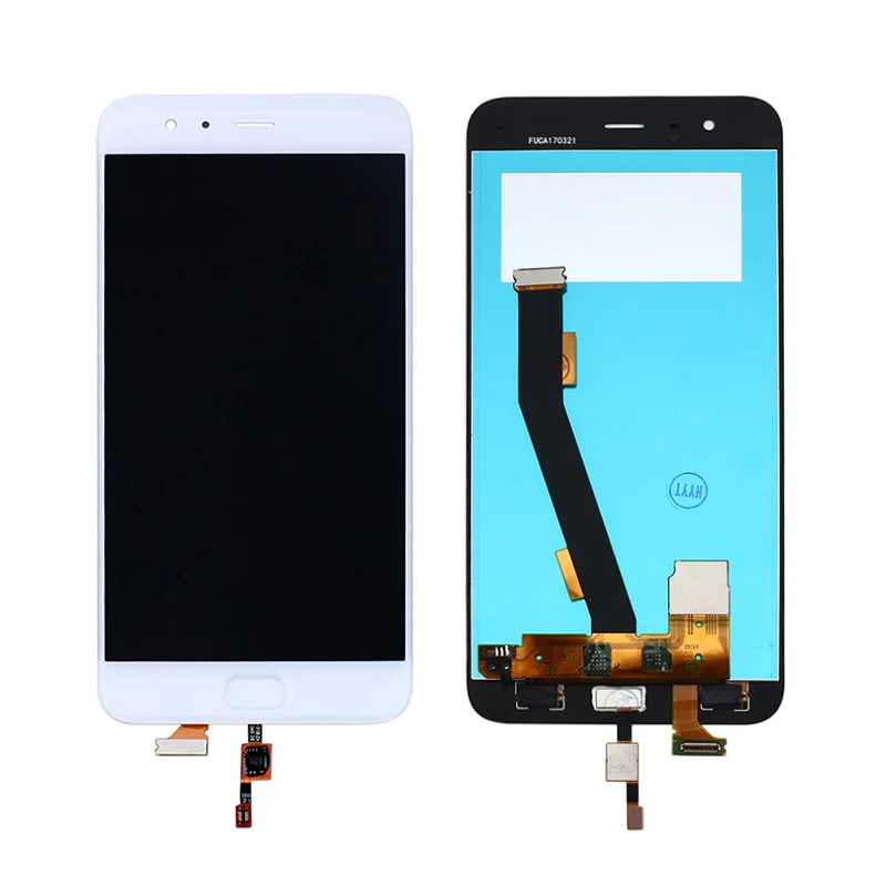 Для Xiaomi Mi 6 5,15 дюймов ЖК-дисплей+ сенсорный экран дигитайзер сборка запасные части для Xiaomi Mi 6 ЖК-экран - Цвет: White