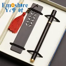 От производителя Подпись Ролик Шариковая ручка дерево закладки ремесел креативный подарок Наборы для ухода за кожей пользовательских закладок гелевая ручка m056