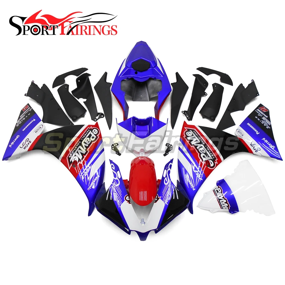 

Complete Fairing Kits For Yamaha YZF R1 2012 2013 2014 2015 Injection ABS Plastic Motorcycle Fairing Kit ABS Cowling Blue Red