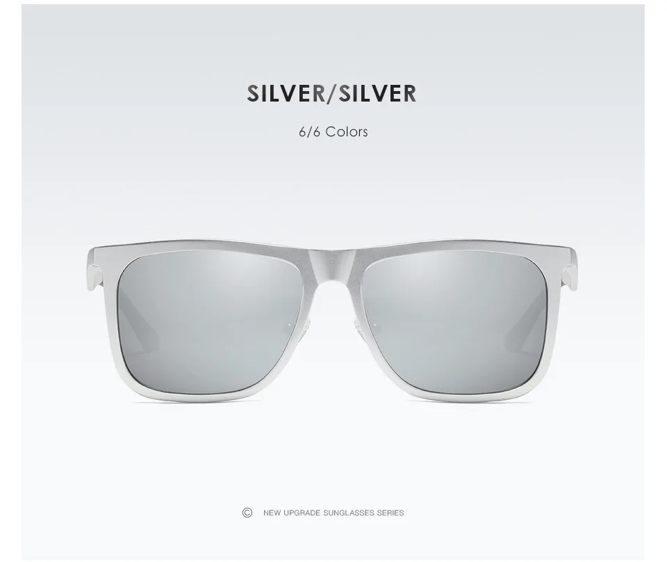 Брендовые Дизайнерские мужские солнцезащитные очки поляризованные квадратные алюминиевые магниевые зеркальные очки для женщин водительские очки для рыбалки UV400