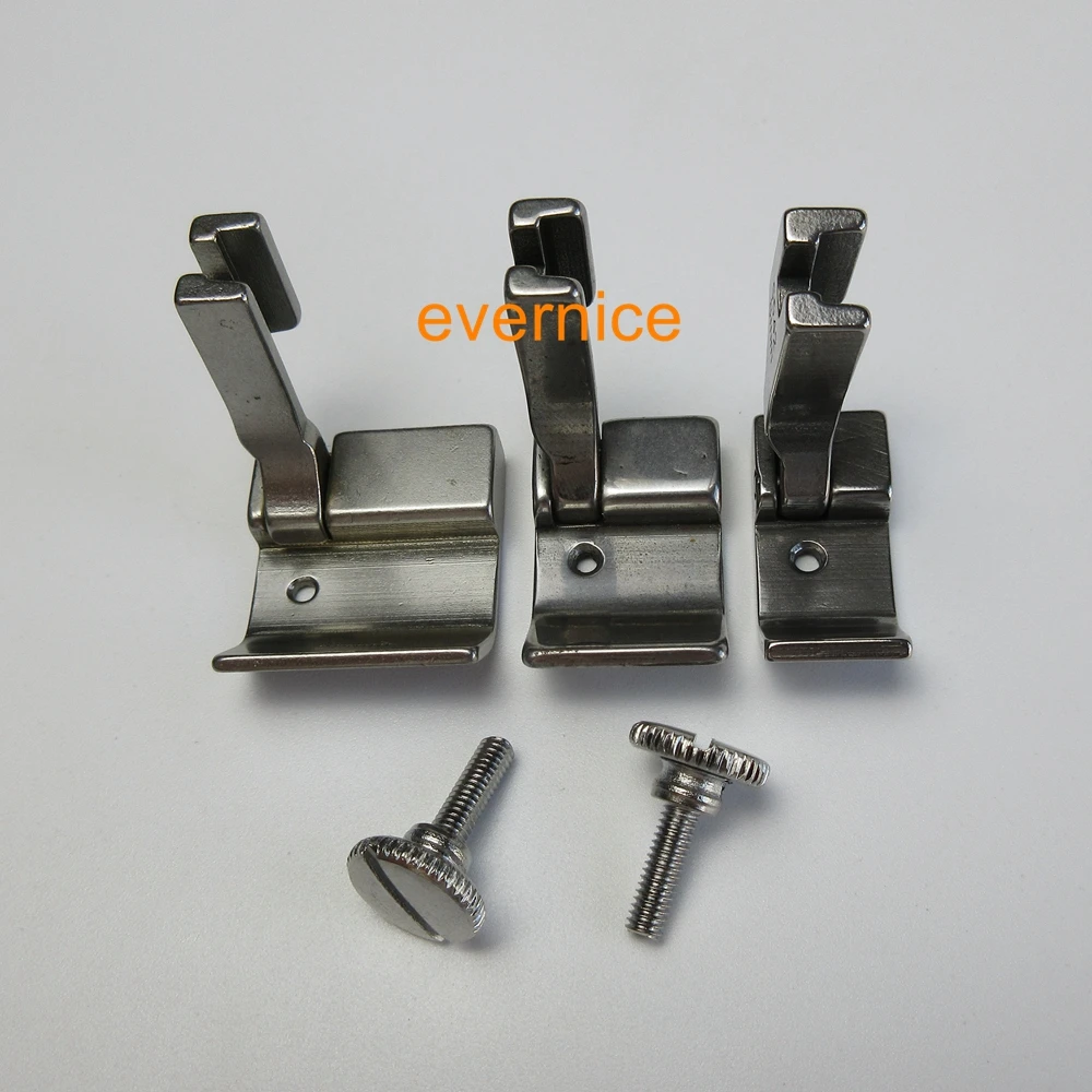 3 Turn Up Punta Orlatura Di Alta Gambo Piede S542 1/2 3/4 1 Per Juki Ddl-5550 8500 8700