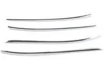 Cover Case Stickers for CITROEN C-Elysee 2014-2018 Car Styling 4 PCS ABS/stainless steel rear headlight Eyebrow sticker