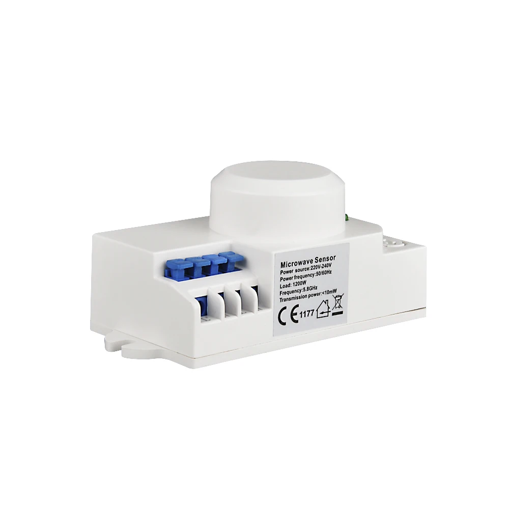 Etouch AC220-240V 5,8 GHz 360 Grad Zeit Einstellung Mikrowelle Sensor Radar Körper Sensor Motion HF Detektor Licht Schalter 10 stücke Etouch AC220-240V 5,8 GHz 360 Grad Zeit Einstellung Mikrowelle Sensor Radar Körper Sensor Motion HF Detektor Licht Schalter 10 stücke