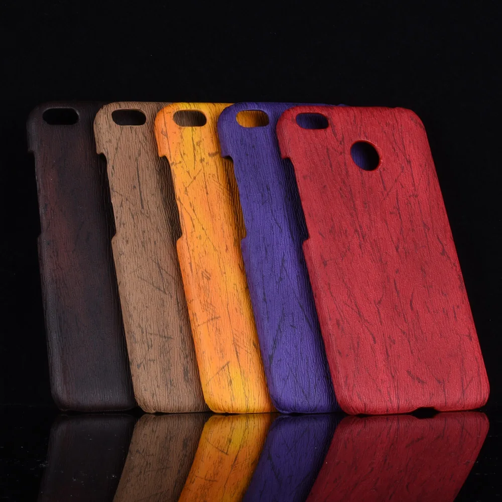 

New arrival For Xiaomi Redmi 4X Case Wood PU Leather and PC hard Protective Cover For Xiaomi Redmi 4X 5.0inch Phone Cases